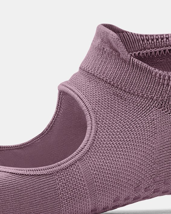 Women's UA Breathe Balance 2-Pack Socks in Purple image number 3