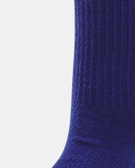Kinder HeatGear® halbhohe Socken im 3er-Pack, Blue, pdpMainDesktop image number 1