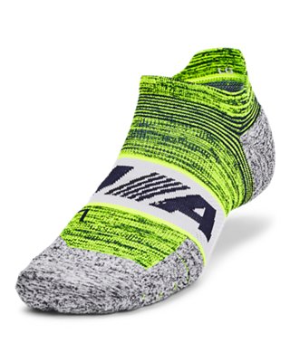 Unisex UA ArmourDry™ Run Cushion No Show Tab Socks Under Armour UK