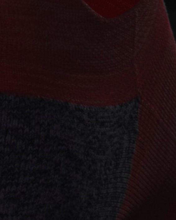 Unisex UA ArmourDry™ Run Cushion No Show Tab Socks, Pink, pdpMainDesktop image number 3