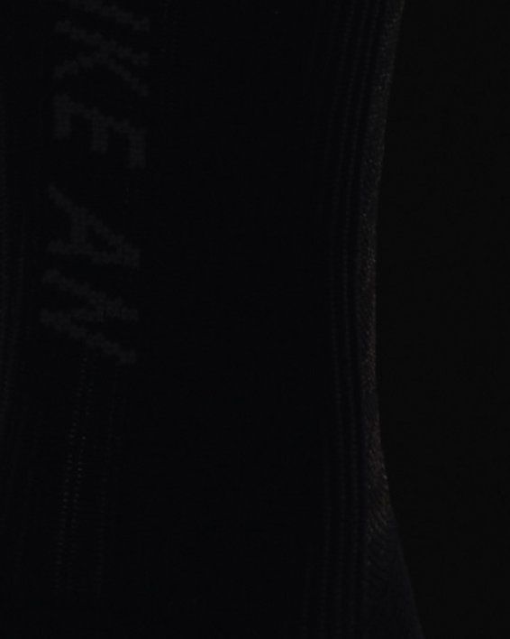 ถุงเท้าวิ่ง UA ArmourDry™ Run Cushion ข้อสูงปานกลาง ยูนิเซ็กส์ in Black image number 2