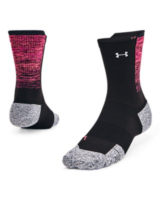 UA ArmourDry&trade; Run Cushion, Black, pdpMainDesktop image number 0