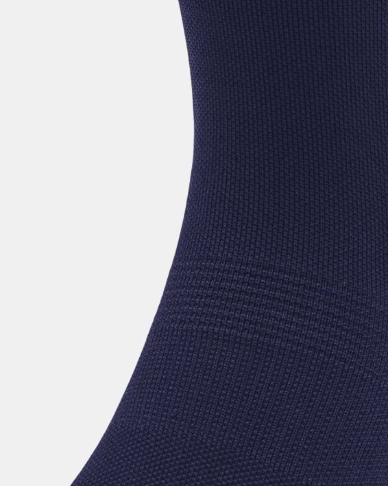 Unisex UA ArmourDry™ Run Cushion Mid-Crew Socks in Blue image number 1