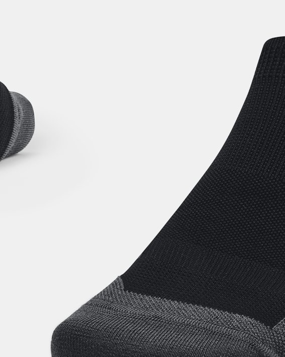 Unisex UA Iso-Chill ArmourDry™ No Show Tab Socks in Black image number 0