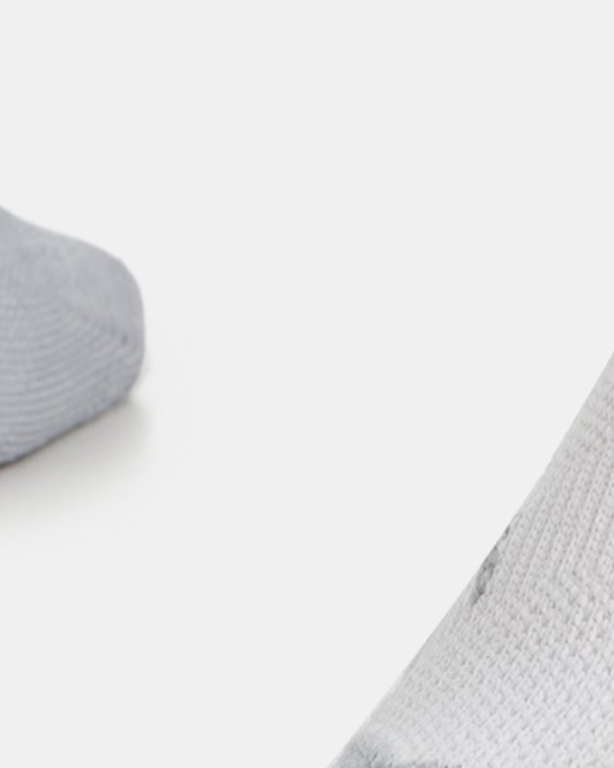 Unisex UA Iso-Chill ArmourDry™ No Show Tab Socks in White image number 0