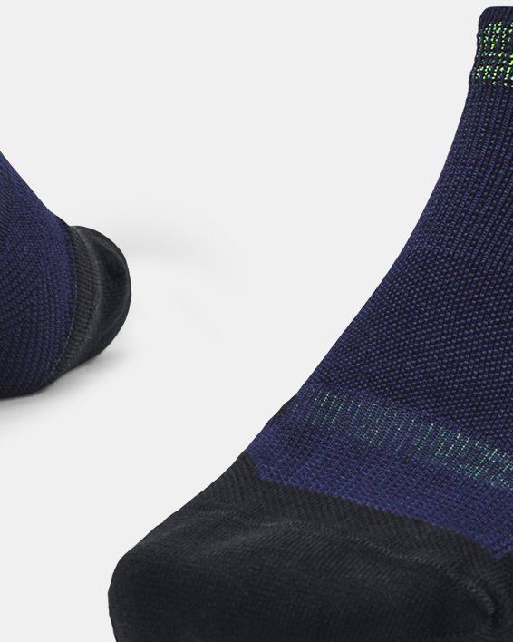Unisex UA Iso-Chill ArmourDry™ No Show Tab Socks in Blue image number 0
