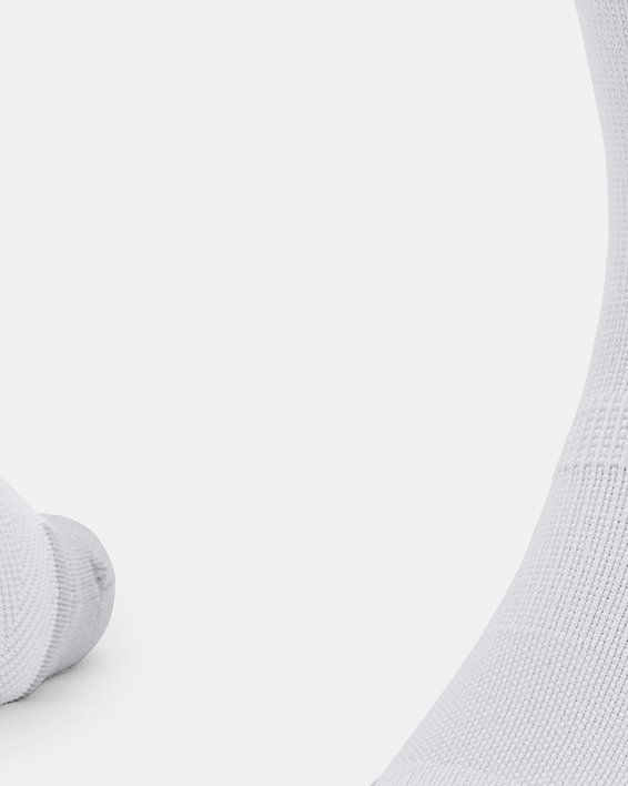 ถุงเท้าข้อสูงปานกลาง UA Iso-Chill ArmourDry™ ยูนิเซ็กส์ in White image number 0