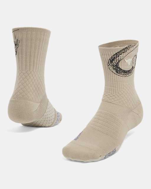 Chaussettes mi-hautes Project Rock ArmourDry™ Playmaker unisexes Chaussettes mi-hautes Project Rock ArmourDry™ Playmaker unisexes