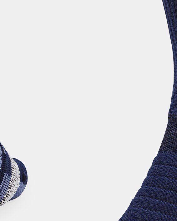 Unisex Project Rock ArmourDry™ Playmaker Mid-Crew Socks, Blue, pdpMainDesktop image number 0