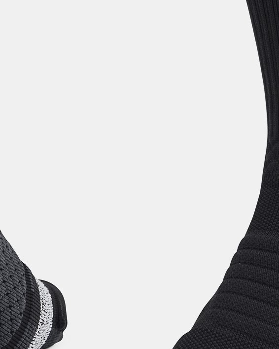 Unisex Curry ArmourDry™ Playmaker Mid-Crew Socks in Black image number 0
