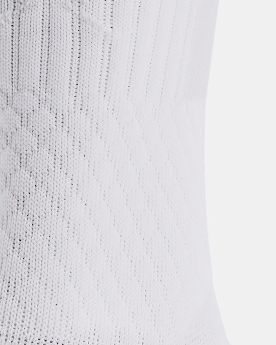 Chaussettes mi-hautes Curry ArmourDry™ Playmaker unisexe, White, pdpMainDesktop image number 2