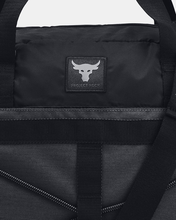 Women's Project Rock Small Gym Bag, Black, pdpMainDesktop image number 0