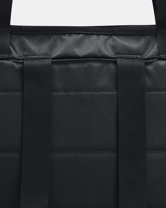 Women's UA Essentials Tote Backpack, Black, pdpMainDesktop image number 2