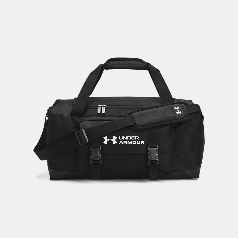 Image of Under Armour Unisex Under Armour Gametime Small Duffle Bag Black / White OSFM