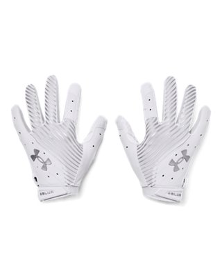 Under Armour Men's Football Gear & Clothes Gloves in White