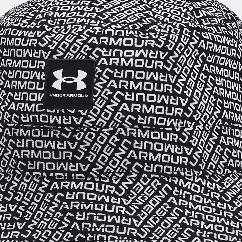 Men's Under Armour Branded Bucket Hat Black / White / White M/L