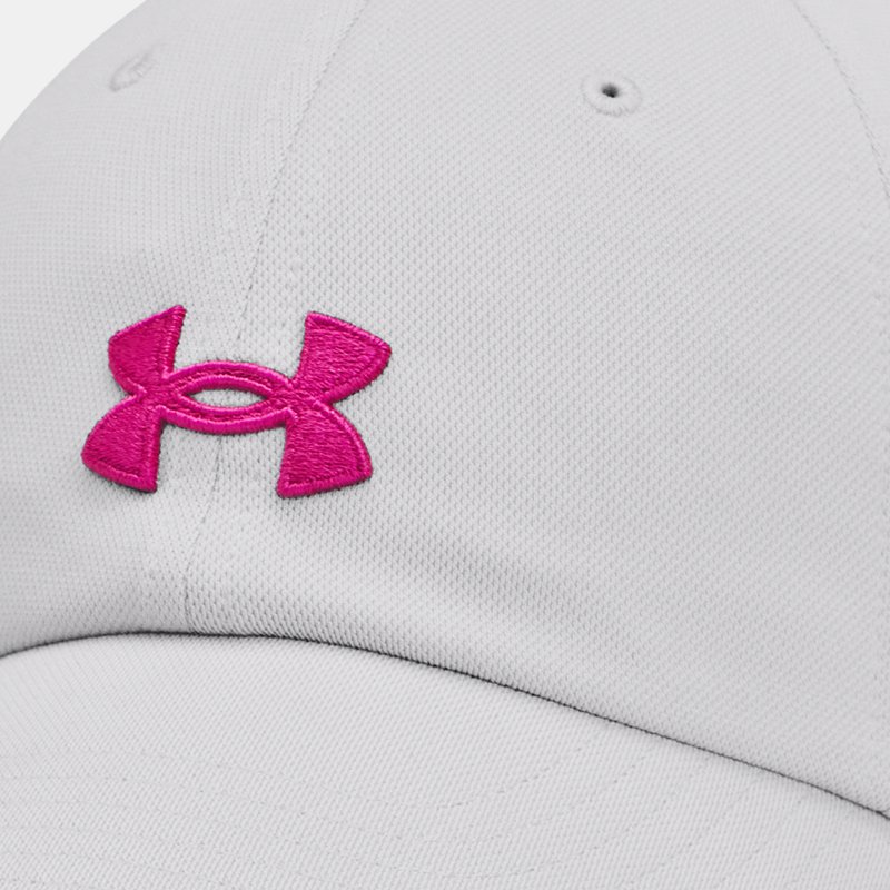 Image of Under Armour Women's Under Armour Blitzing Adjustable Cap Halo Gray / Astro Pink OSFM