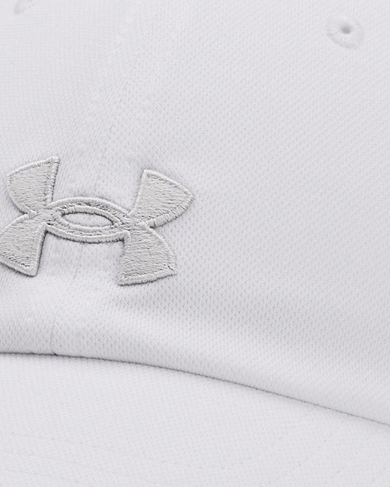 Women's UA Blitzing Adjustable Cap in White image number 0