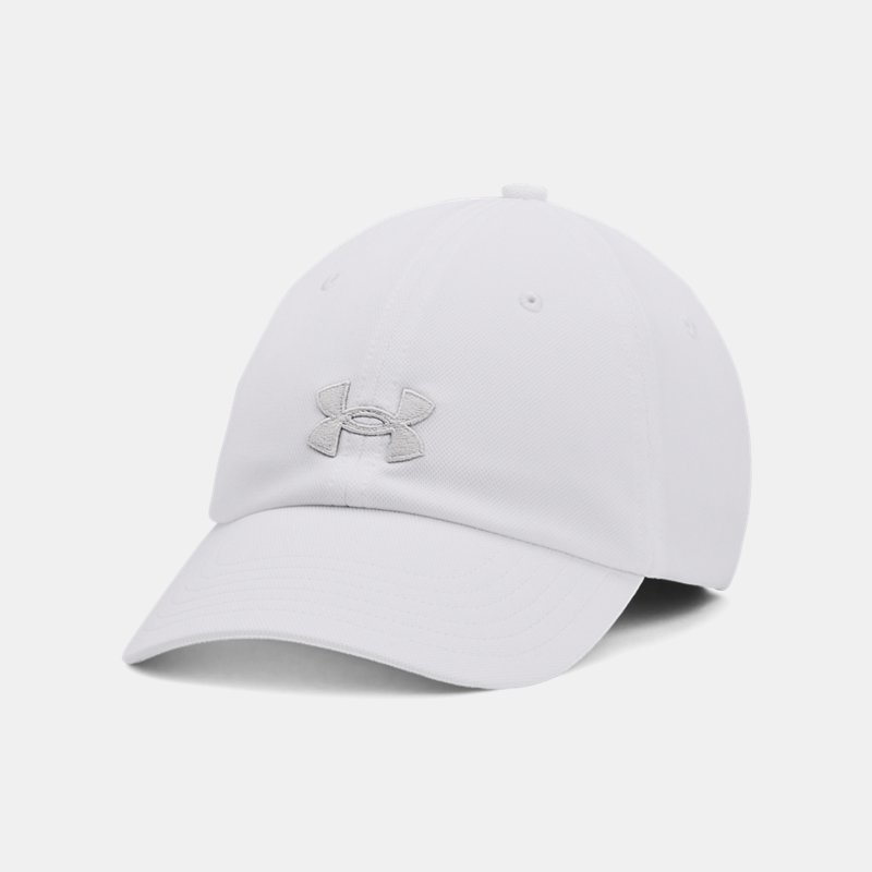 Image of Under Armour Women's Under Armour Blitzing Adjustable Cap White / Halo Gray OSFM