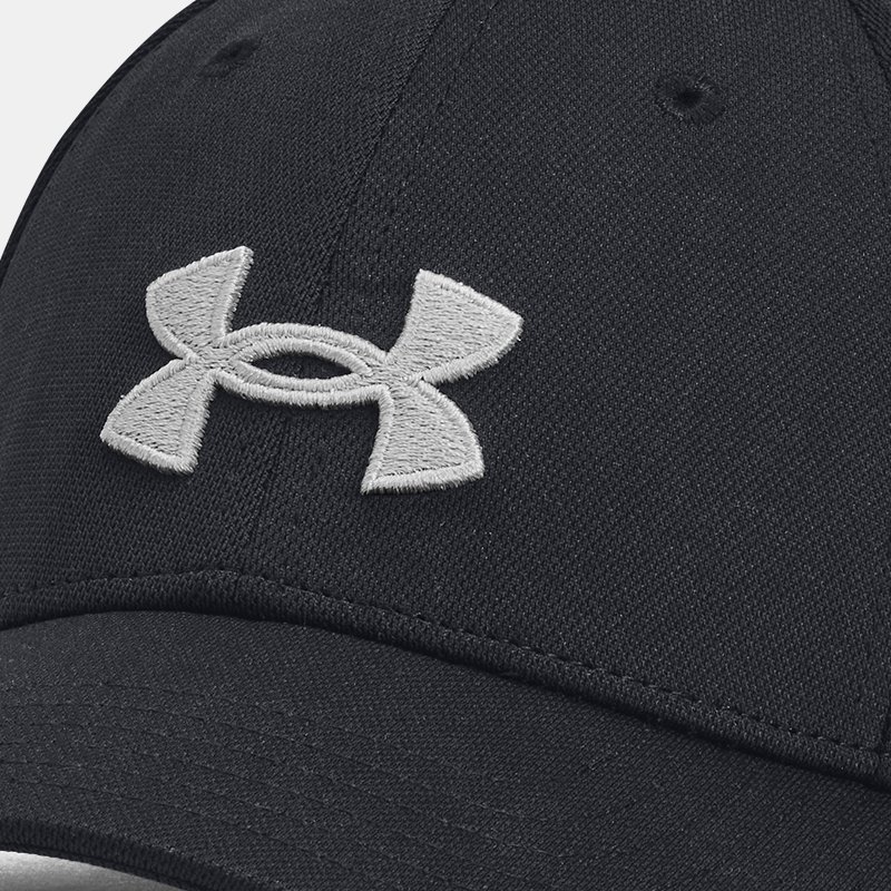 Image of Under Armour Boys' Under Armour Blitzing Cap Black / Mod Gray YMD/YLG