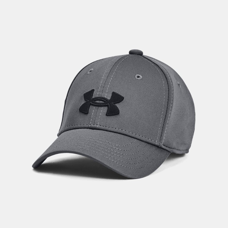 Image of Under Armour Boys' Under Armour Blitzing Cap Pitch Gray / Black YMD/YLG