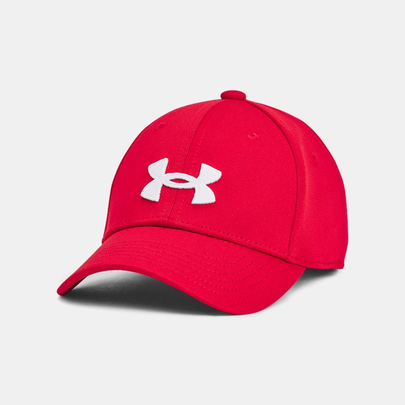Boys' Under Armour Blitzing Cap Red / White YMD/YLG