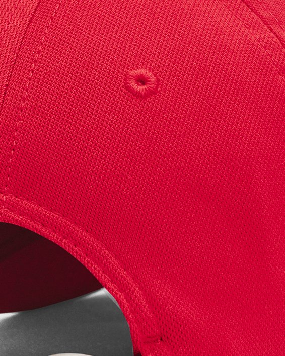หมวกแก๊ปแบบปรับได้ UA Blitzing สำหรับเด็กผู้ชาย in Red image number 1