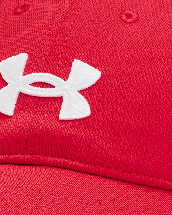 Boys' UA Blitzing Adjustable Cap in Red image number 0