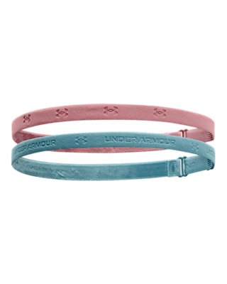 女士UA可調節迷你頭帶2條裝 image number 0