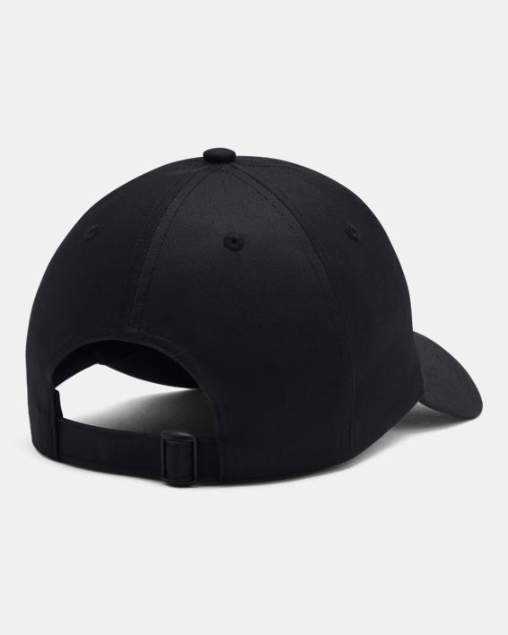 Under Armour Men's Branded Adjustable Hat/Cap - Black, OSFM