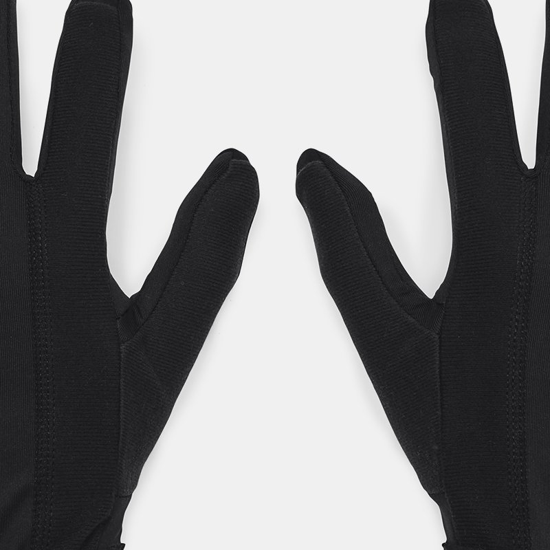Men's  Under Armour  Storm Run Liner Gloves Black / Black / L