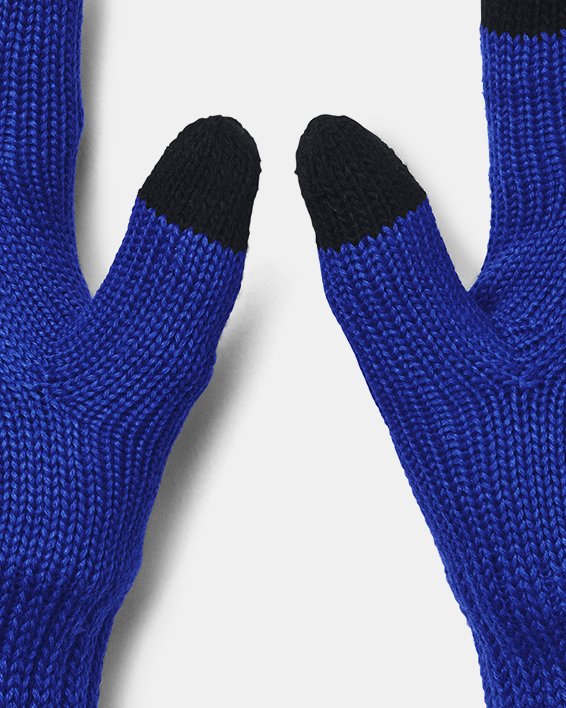 Men's UA Halftime Wool Gloves in Blue image number 1