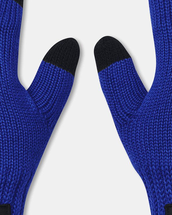 Men's UA Halftime Wool Gloves, Blue, pdpMainDesktop image number 0