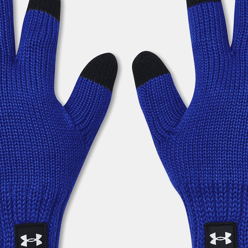 Men's  Under Armour  Halftime Wool Gloves Royal / White L/XL