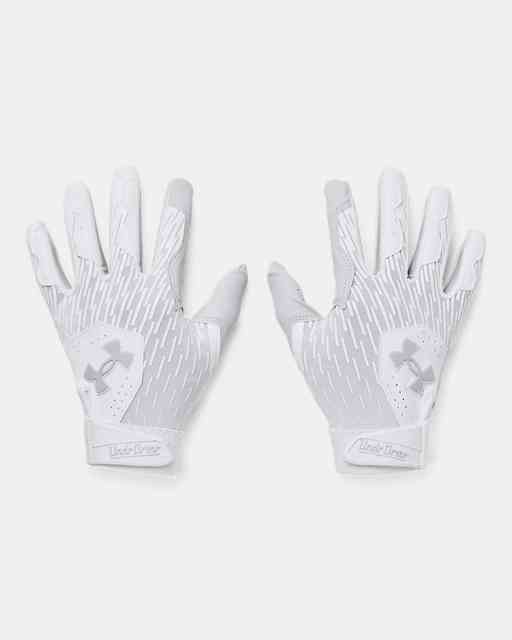 Boys' UA Clean Up Batting Gloves