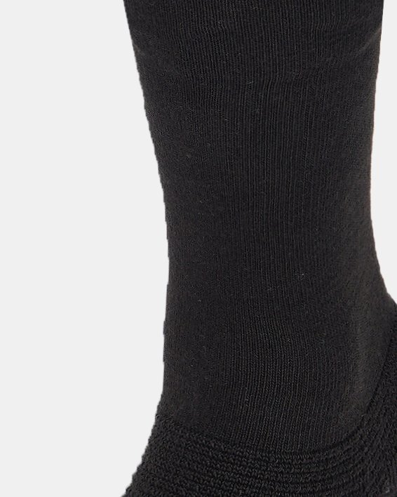 Women's UA Alto Over-The-Calf Socks in Black image number 4
