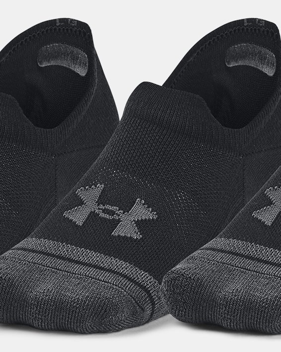 Uniseks sokken UA Performance Tech Ultra Low Tab – 3 paar, Black, pdpMainDesktop image number 0
