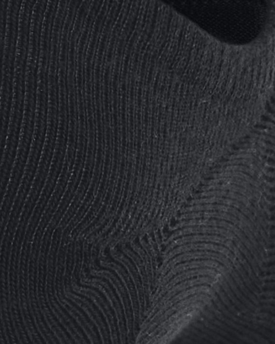 Unisex UA Performance Tech 3-Pack Ultra Low Tab Socks, Black, pdpMainDesktop image number 2