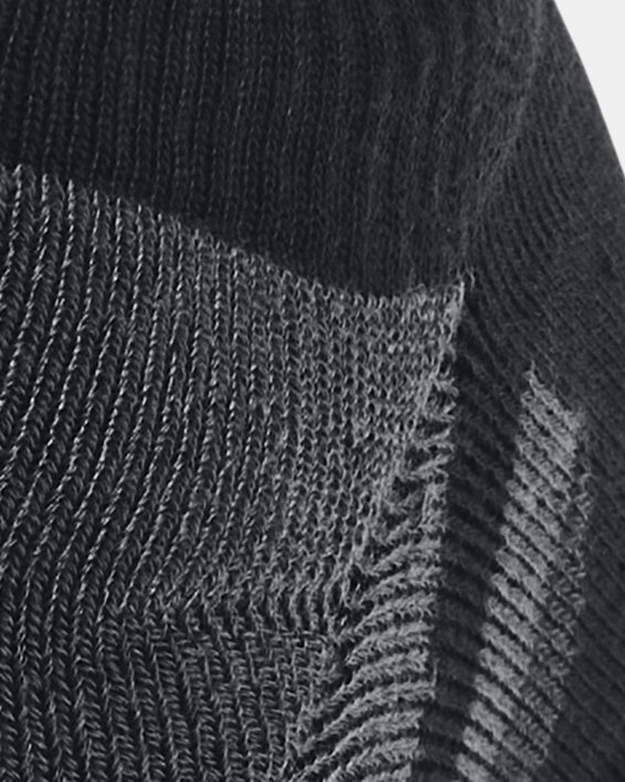 Lot de 3 paires de chaussettes invisibles UA Performance Tech unisexes, Black, pdpMainDesktop image number 2