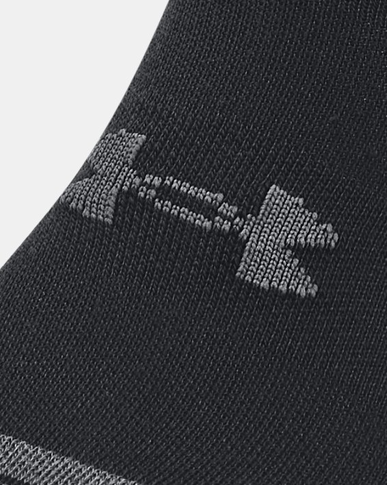 Lot de 3 paires de chaussettes invisibles UA Performance Tech unisexes, Black, pdpMainDesktop image number 1