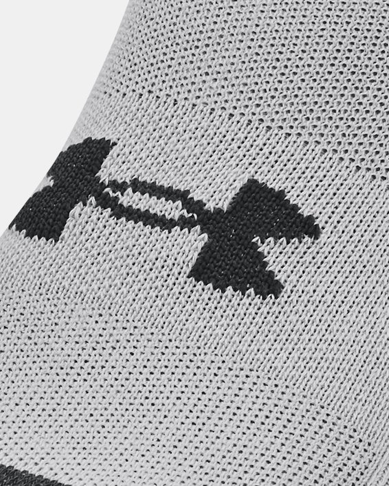 Lot de 3 paires de chaussettes invisibles UA Performance Tech unisexes, Gray, pdpMainDesktop image number 1
