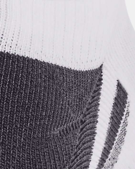 Lot de 3 paires de chaussettes invisibles UA Performance Tech unisexes, White, pdpMainDesktop image number 2
