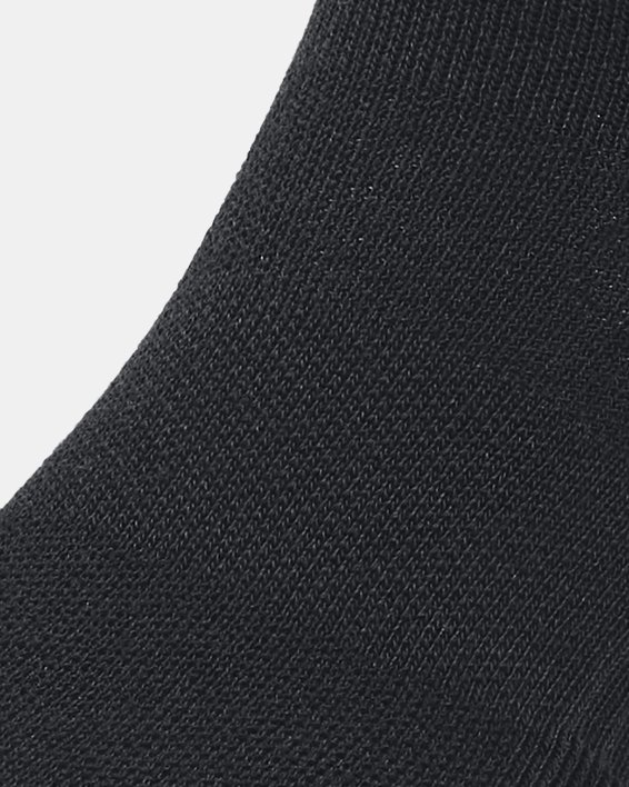 Niskie bawełniane skarpety uniseks UA Performance Tech — 3 pary, Black, pdpMainDesktop image number 1