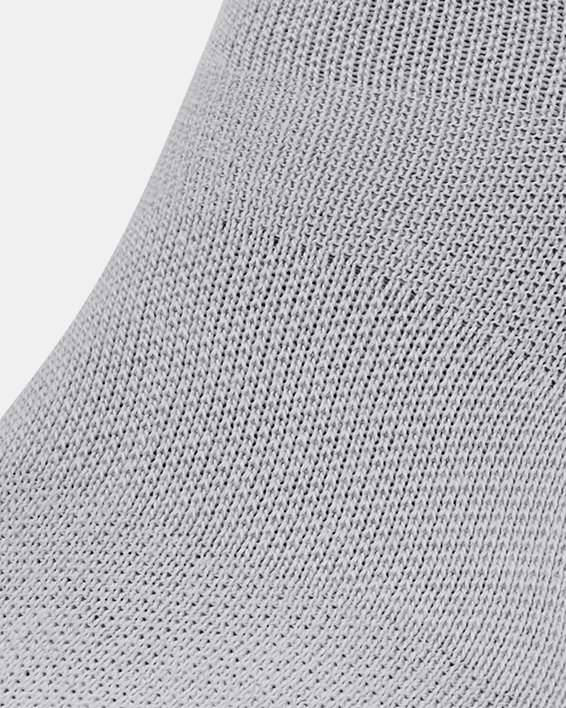 Niskie bawełniane skarpety uniseks UA Performance Tech — 3 pary, Gray, pdpMainDesktop image number 1