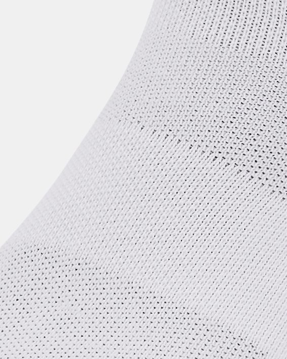 Lot de 3 paires de chaussettes basses UA Performance Tech unisexes, White, pdpMainDesktop image number 1