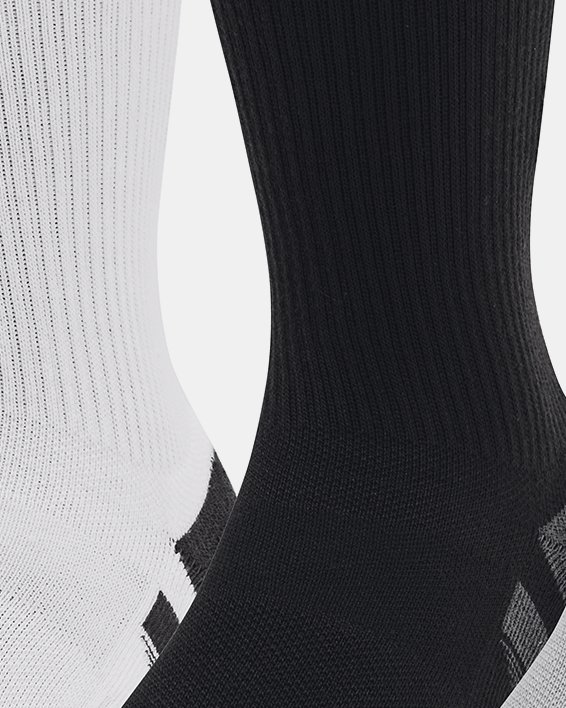 Unisex UA Performance Tech Crew sokken – 3 paar, Gray, pdpMainDesktop image number 0