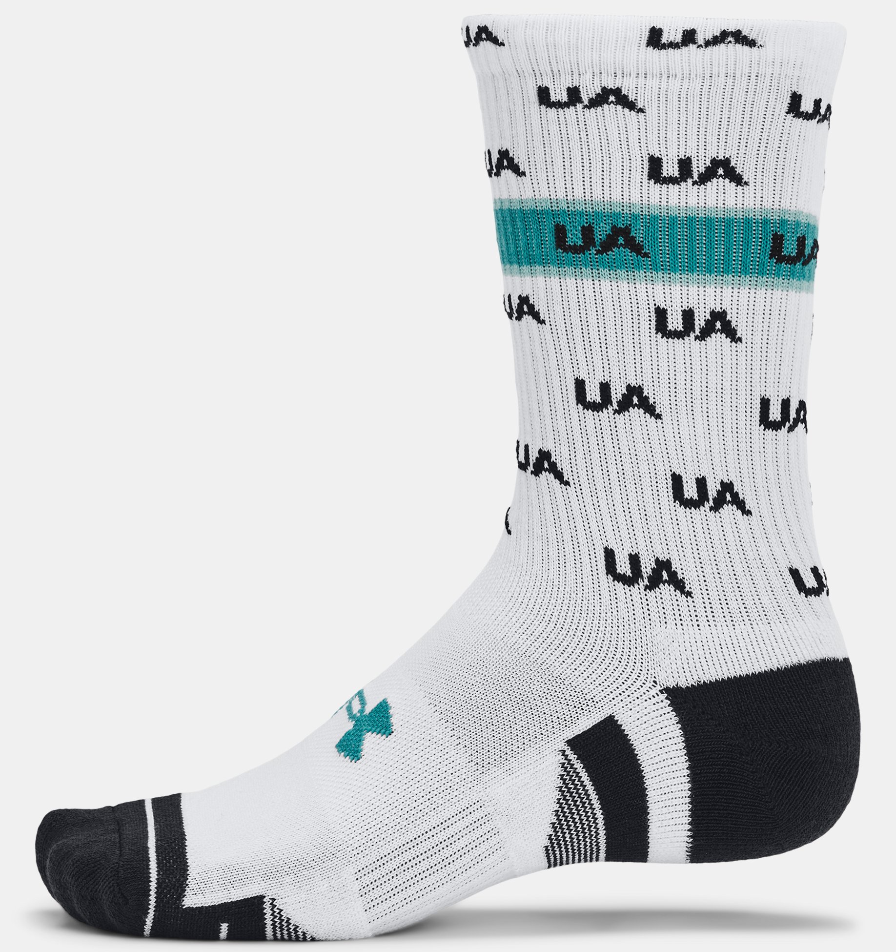 Calcetines Hombre Under Armour Drive Crew Blanco