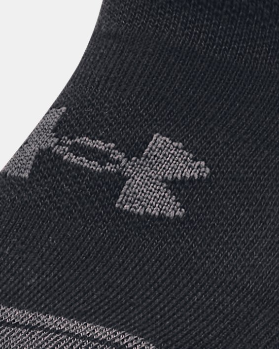 Lot de 3 paires de chaussettes invisibles UA Performance Tech pour enfant, Black, pdpMainDesktop image number 1