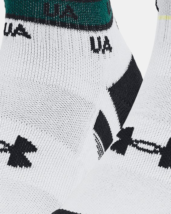 Unisex UA Performance Cotton 2-Pack Quarter Socks image number 0