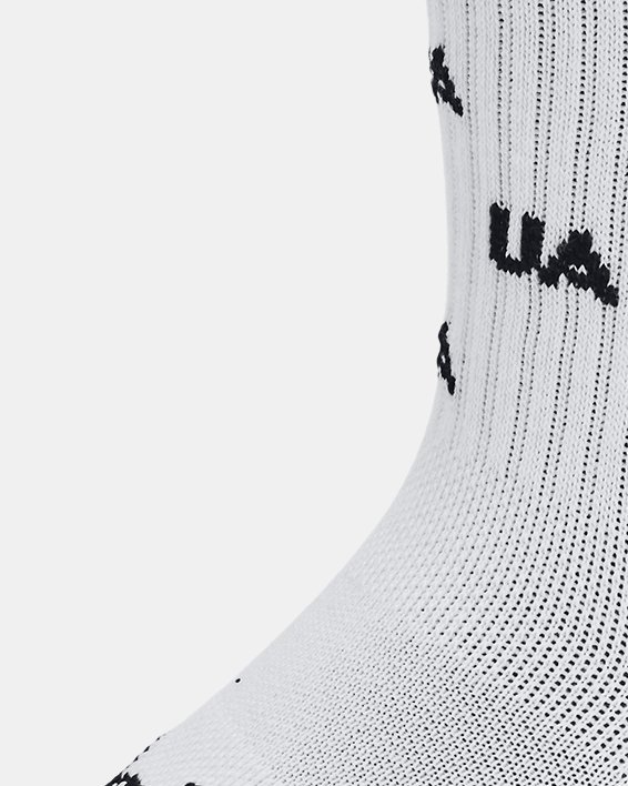 ถุงเท้าข้อปานกลาง UA Performance Cotton ยูนิเซ็กส์ แพ็ก 2 คู่ image number 3